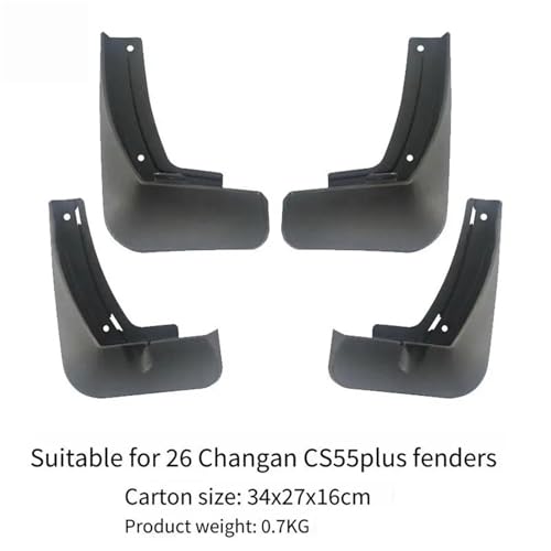 Guardabarros protectores contra salpicaduras Changan CS55 Plus accesorios coche 2