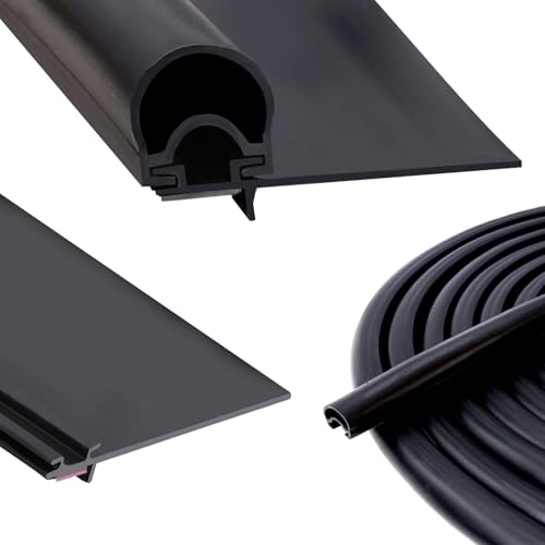 Qagea D-Seal RV Slide Out Seal Wiper & RV Slide Out Seal Base | 018-312-EKD & 018-316 EK | 1 x 15/16 x 35 & 0.5 X 3.66 X 35 with 2-7/8 Wiper Weather Stripping Replacement