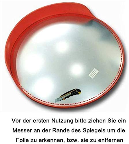 Miroir de circulation pour angle mort et intersection miroir sécurité 80 cm - 5