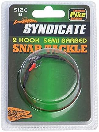 2 PIKE HOOK SEMI BARBED SNAP TACKLE SIZE 4