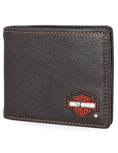 Image of Harley-Davidson Men's Genuine Leather Rfid Blocking Wallet