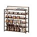 BOCbco Scarpiera a 6 Livelli Organizzatori Di Scarpe Pieghevoli Minimalisti Moderni per la Casa Ingresso Corridoio Soggiorno Portico Portascarpe/70Cm
