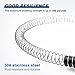 Fologtoo Zipline Spring Brake, 9.8ft Extra Long Heavy Duty Stainless Steel Zipline Brake Stopper, Zip Line Kit for Backyard Zipline Spring for 3/16 1/4 5/16 3/8 inch Cable