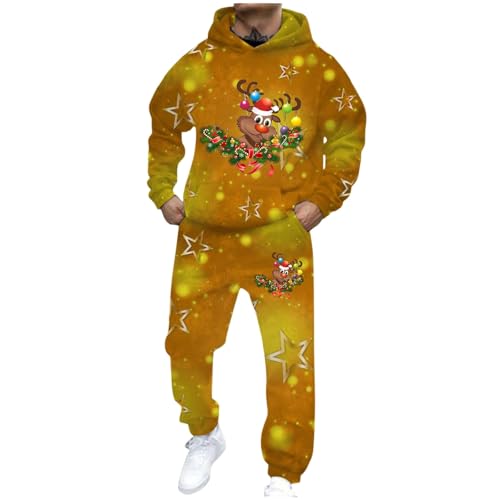 Ensemble homme en polaire chaude contre le froid hivernal avec sweat à capuche M