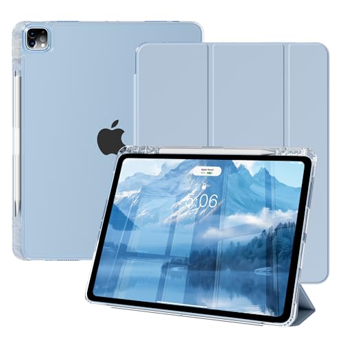 Protection iPad Air 13 pouces pour le bureau et le télétravail bleu