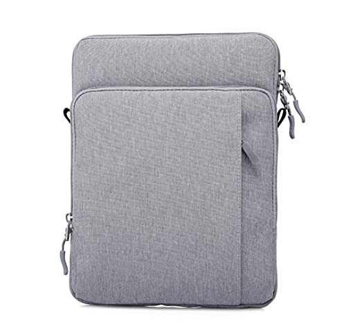 Image of SWOOK 9-11 Inch Tablet Sleeve Case for 2020 iPad Air 4 10.9, iPad Pro 11 2018-2021, iPad 10.2, Galaxy Tab A7 10.4, S6 Lite 2020, Surface Go 2 /1, Fit Apple Smart Keyboard (Grey, 9-11 inch)