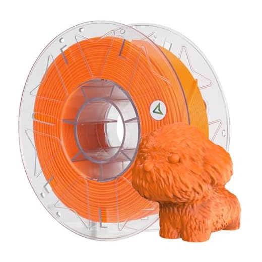 Creality Hyper PLA Filament 1.75mm, RFID 3D Printer Filament for High-Speed Printing up to 600mm/s, ±0.03mm Accuracy, 1KG/Spool (2.2lbs), 3D Printing Filament for Most 3D Printers (Orange)