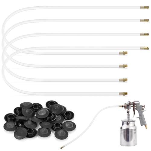 Kittmip 4 Pcs 20.87 Inch Spray Gun Extension Wand and