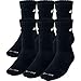 Nike Lot de 6 paires de bandes basses Nike Everyday Cushion unisexe pour homme