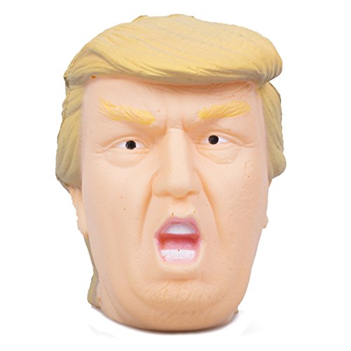 Play Visions Donald Trump Squash & Toss Political Head - Create All Kinds Of Facial Expressions By Squeezing His Head! - Throw It With Your Friends Or Keep It On Your Desk As Funny Office Decor Play Visions Donald Trump Squash & Toss Political Head - Create All Kinds Of Facial Expressions By Squeezing His Head! - Throw It With Your Friends Or Keep It On Your Desk As Funny Office Decor