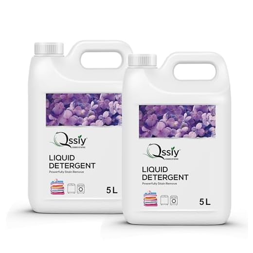 Qssiy 10Liter Liquid Detergent Suitable For Top Load & Front Load Washing Machine (Lavender)