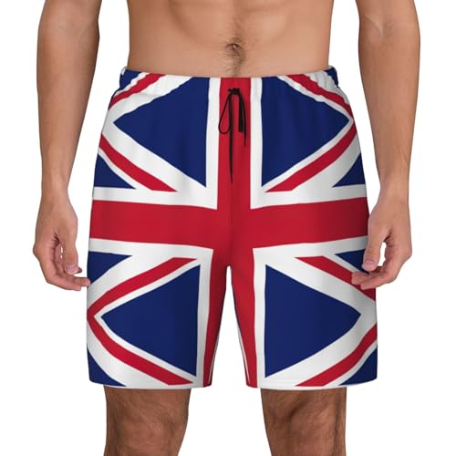 Short de bain séchage rapide homme doublure compression Union Jack