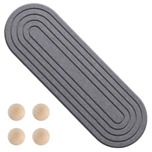 MIOYOOW Plateau de Salle de Bain, Plateau en Diatomées l'eau pour Évier, Porte-Savon de Comptoir, Tapis de Pierre Absorbante, Porte-éponge Absorbant l'eau...