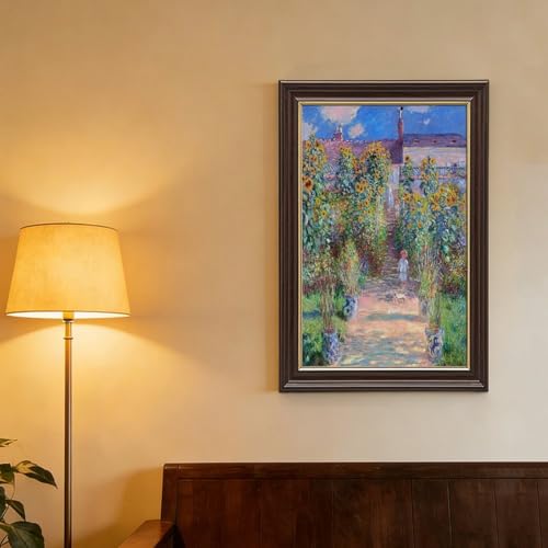 Impression sur toile Monet avec cadre suspendu haute qualité - 4