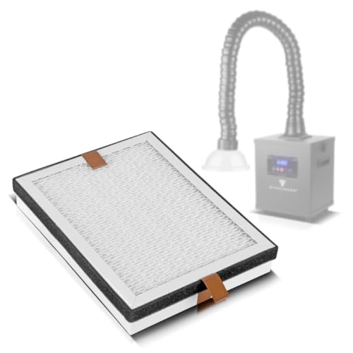 STAHLWERK Mittlerer HEPA Filter für Rauchabsaugung FE-150 ST Ersatzfilter | Luftfilter | Partikelfilter für Absauganlage | Rauchabsorber | Rauchabzug | Schweißrauch- und Lötabsaugung
