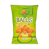 Hacendado Boules de Fromage, Chips Triangulaires, Sans Gluten, 100g, 8 Sachets