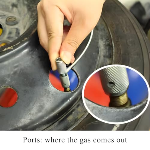 Image of DXNQ 2PCS Valve Stem Installation Fishing Tool, Valve Stem Puller Tire Repair Fishing Tool, Universal Auto Plug Core Remover for Valve Stem Installation and Removal, Car Accessories
