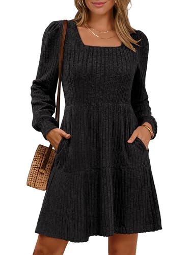 ANRABESS Women's Long Sleeve Fall Dress 2025...