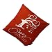Sankuwen Home Decoration Christmas Pillow Cushion Cover (Red deer)