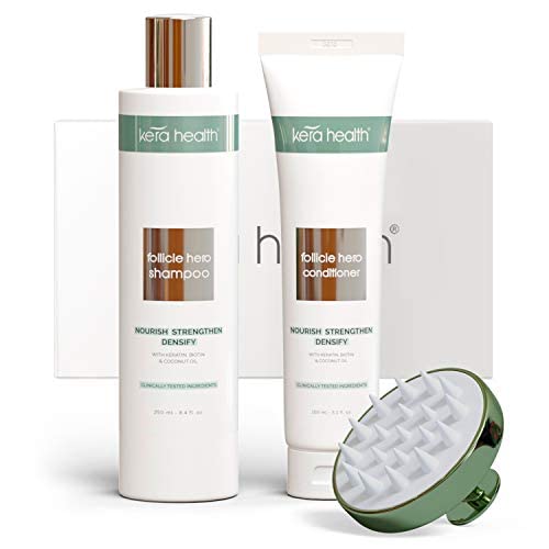 Buy KeraFollicle Hero Hair Growth Shampoo and Conditioner, Natural