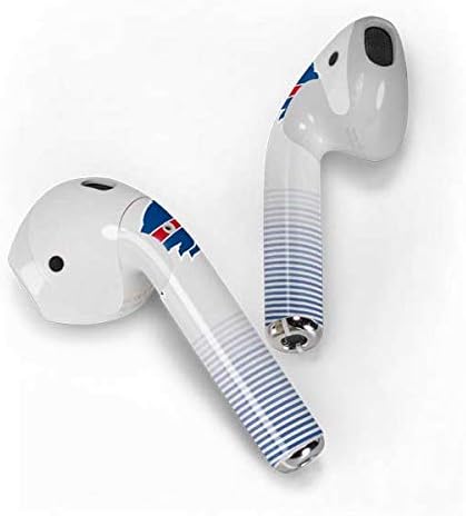 Skinit Decal Audio Skin Compatible with Apple AirPods - Officially Licensed NFL Buffalo Bills Breakaway Design image 2