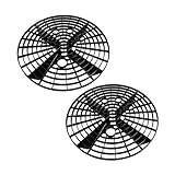 Sylvil 2 PCS Car Wash Bucket Insert, Dirt Guard Bucket Insert Helps Remove Dirt Debris Washing Kit, Detail Grit Trap Filter Cleaning Tool Fits 3-5 Gallon Bucket, Car Accessories (Black)