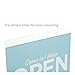 Deflecto Classic Image Wall Mount Sign Holder, Single-Sided, Horizontal, 11