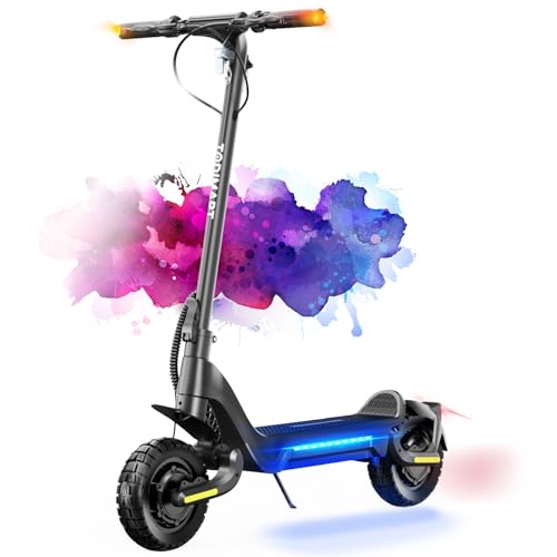 TODIMART X5 Monopattino Elettrico Adulto, Autonomia di 75-80KM, Batteria 48V/18.2Ah, Pneumatici Da 10 Pollici, Scooter Elettrico Pieghevole con App