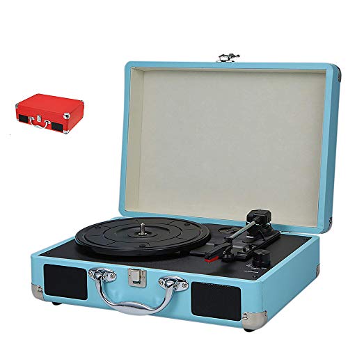 ROLTIN Giradischi Portatile Giradischi fonografico Suono Stereo Valigia 180/200/300mm per grammofono da intrattenimento