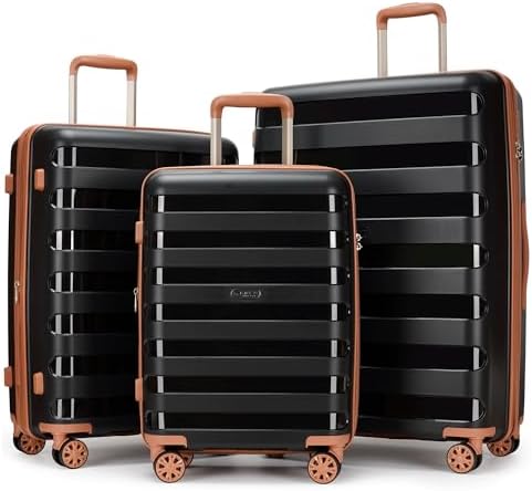 Amazon | GinzaTravel 3点セットホワイトカラーラゲッジ、傷に