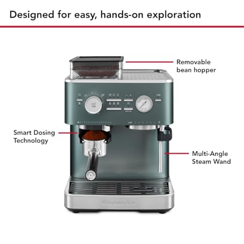 KitchenAid-Semi-Automatic-Espresso-Machine-with-Burr-Grinder-25L-Juniper-KES6551JP KitchenAid Semi Automatic Espresso Machine with Burr Grinder 25L Juniper KES6551JP
