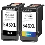ATOPINK PG-545XL CL-546XL Cartuchos de Tinta Remanufacturados para Canon 545 546 XL, PG-545 CL-546 XL para Pixma TS3150 MG2550 MG2950 MG2550s MX495 MG2555s TR4550 MG2450 TS3350 TS3151 TR4551 iP2850