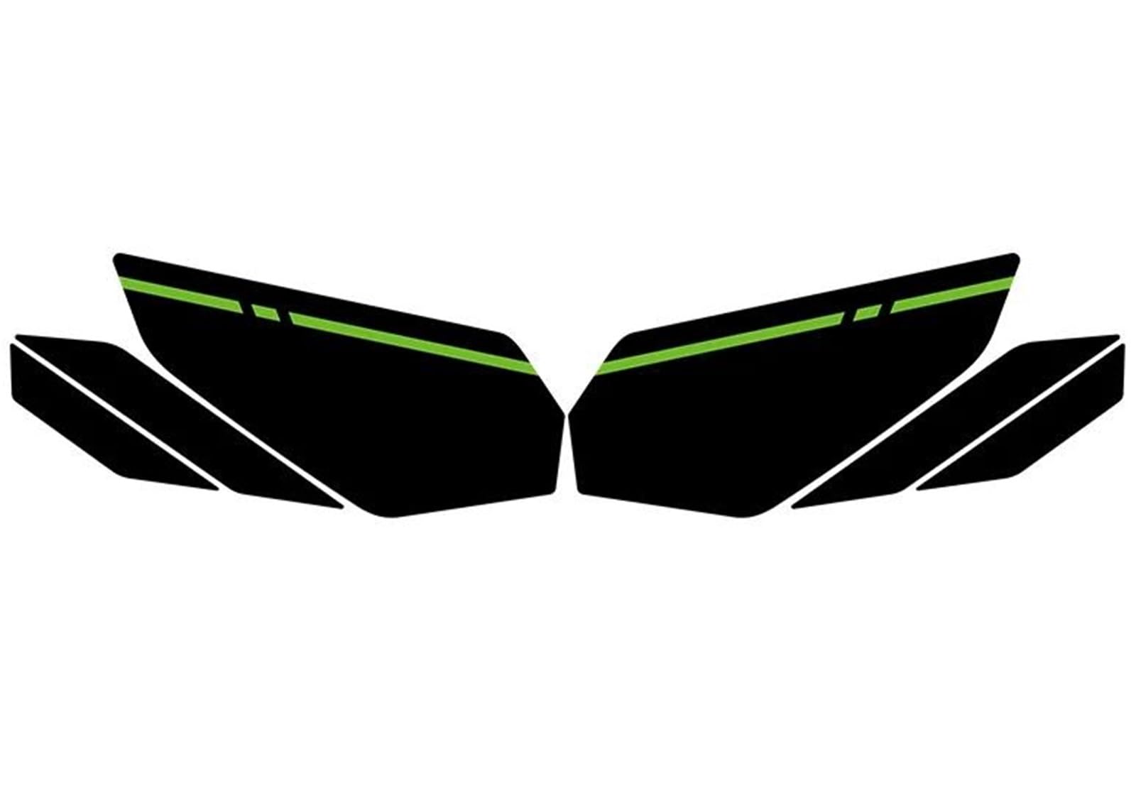Ysdsls Color12 Motorcycle Body Fairing Sticker Tank Pads Gas Grip Traction Protector For Ninja 400(Color12)