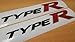 Type R FK2 FN2 FD2 - Fits Civic K20 - Reproduction Decal/Stickers - car Racing Sticker Pocket Rocket touge Drift