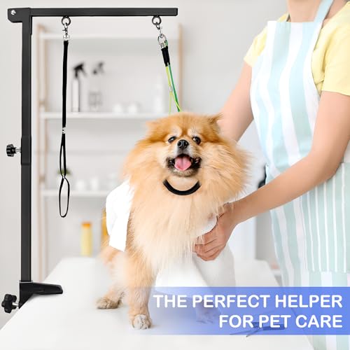 Dog-Grooming-Table-Arm-37-Dog-Grooming-Table-Arm-Dog-Grooming-Stand-with-Loop-Noose-Foldable-Dog-Grooming-Harness-for-Small-Medium-Dogs-5