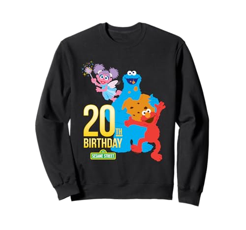 Sweatshirt Sesame Street 20th Birthday vintage col rond pour adulte