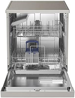 Hisense HS60240XUK Freestanding Standard Dishwasher 85cm High- Stainless Steel - E Rated, Silver, 24 x 23 x 33 inches (L x W x H)
