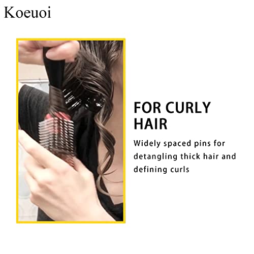 Classic-Styling-Curly-Hair-Brush-9-Row-Black-Brush-for-Detangling-Separating-Shaping-For-Women-and-Men-Wet-or-Dry-Hair