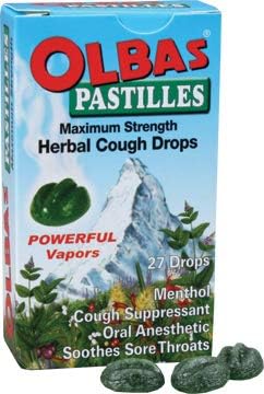 Olbas Pastilles - Maximum Strength Herbal Cough Drops 27 ea (Pack of 3)