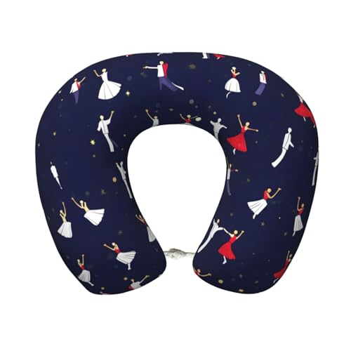 Almohada de Viaje de Espuma viscoelástica Negra