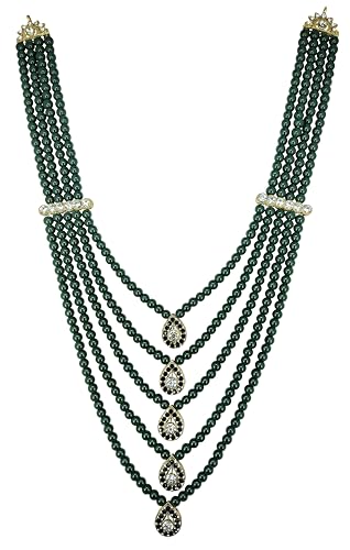 Pearl Necklace Jewellery for Groom Dulha Moti Mala Haar for Men