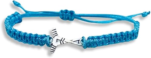 Sportybella Pulsera de hockey sobre hielo, regalos de joyería de hockey, regalo para jugadores de hockey, equipos y entrenadores