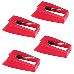 4pcs Tourne-disque Aiguille Tourne-disque – Aiguilles Tourne-disque Stylet Remplacement Saphir Diamant Platine Vinyle Tourne-disque Vinyle Pointe Lecture Platine Vinyle Aiguille Diamant Remplacement