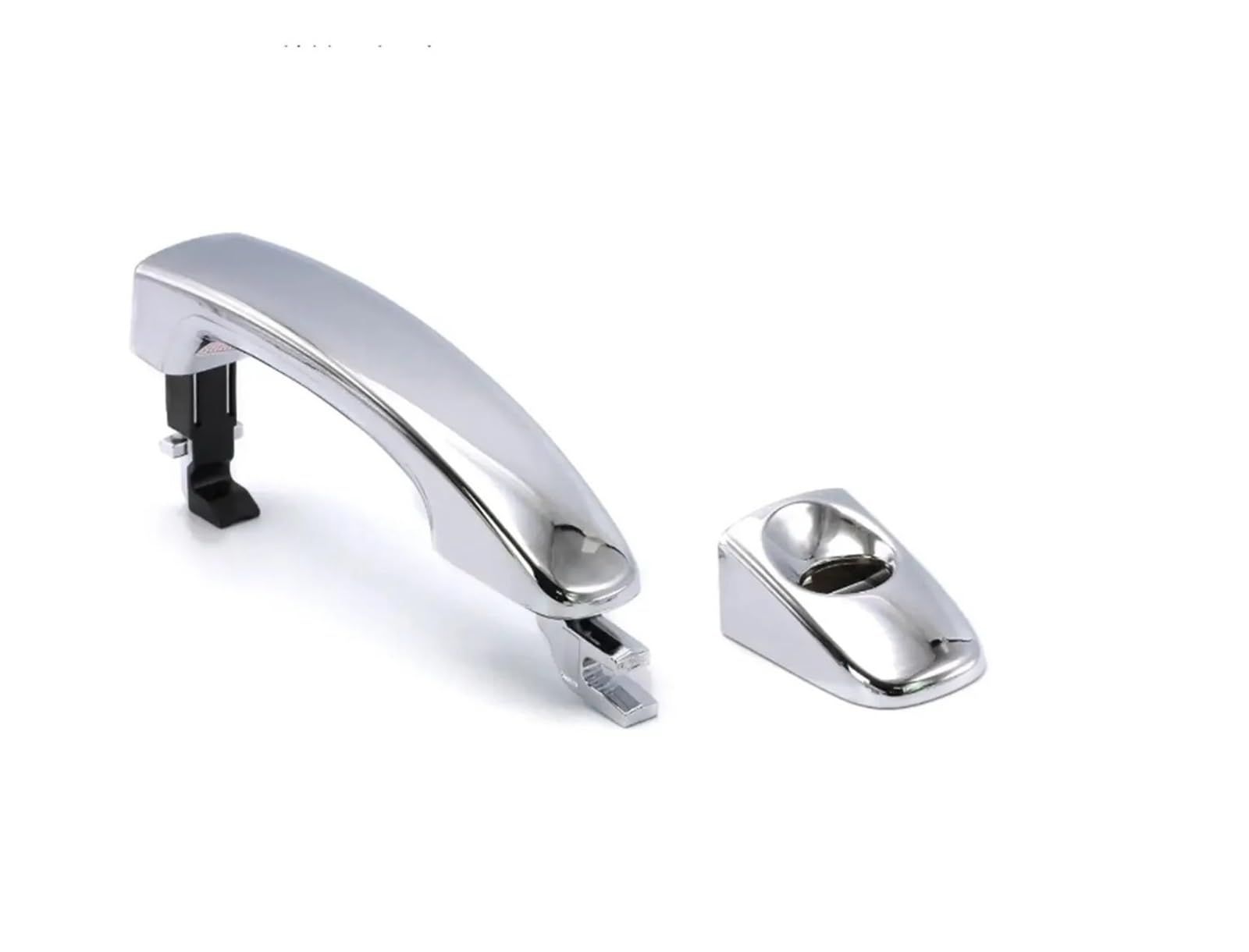 HILLAR Door Outer Handle for for Ranger 2012-2021 for Everest T6 T7 Exterior Door Handle Chrome Black(Chrome)