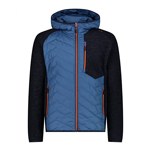 CMP Herren Hoodie Hybrid Jacke, Bluestone, 52