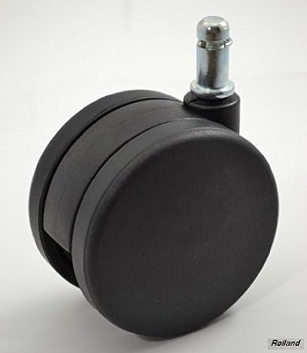 Rolland Extra Large Office Chair Caster - 60mm Wheel - 7/16"(11mm) Stem - Fit Most Herman Miller Aeron