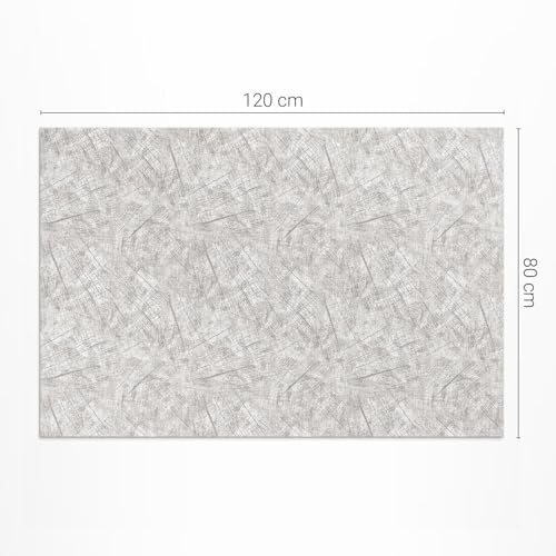 Tapis en vinyle 80x120 cm pvc rectangle abstrait maison deco