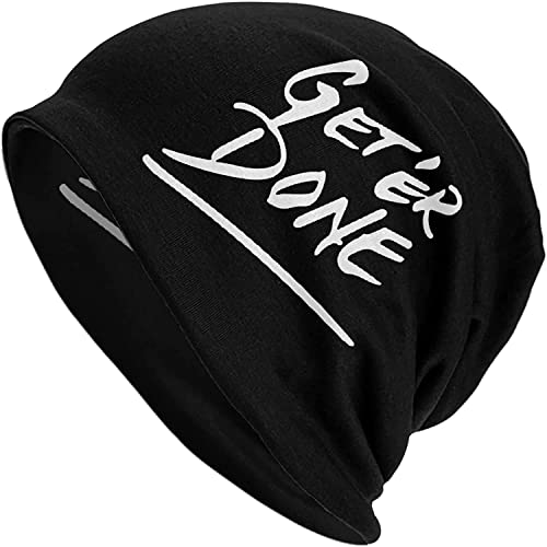 Lsjuee Get Er Done Beanie-Mütze, Unisex, für den Winter, warme Strickmütze