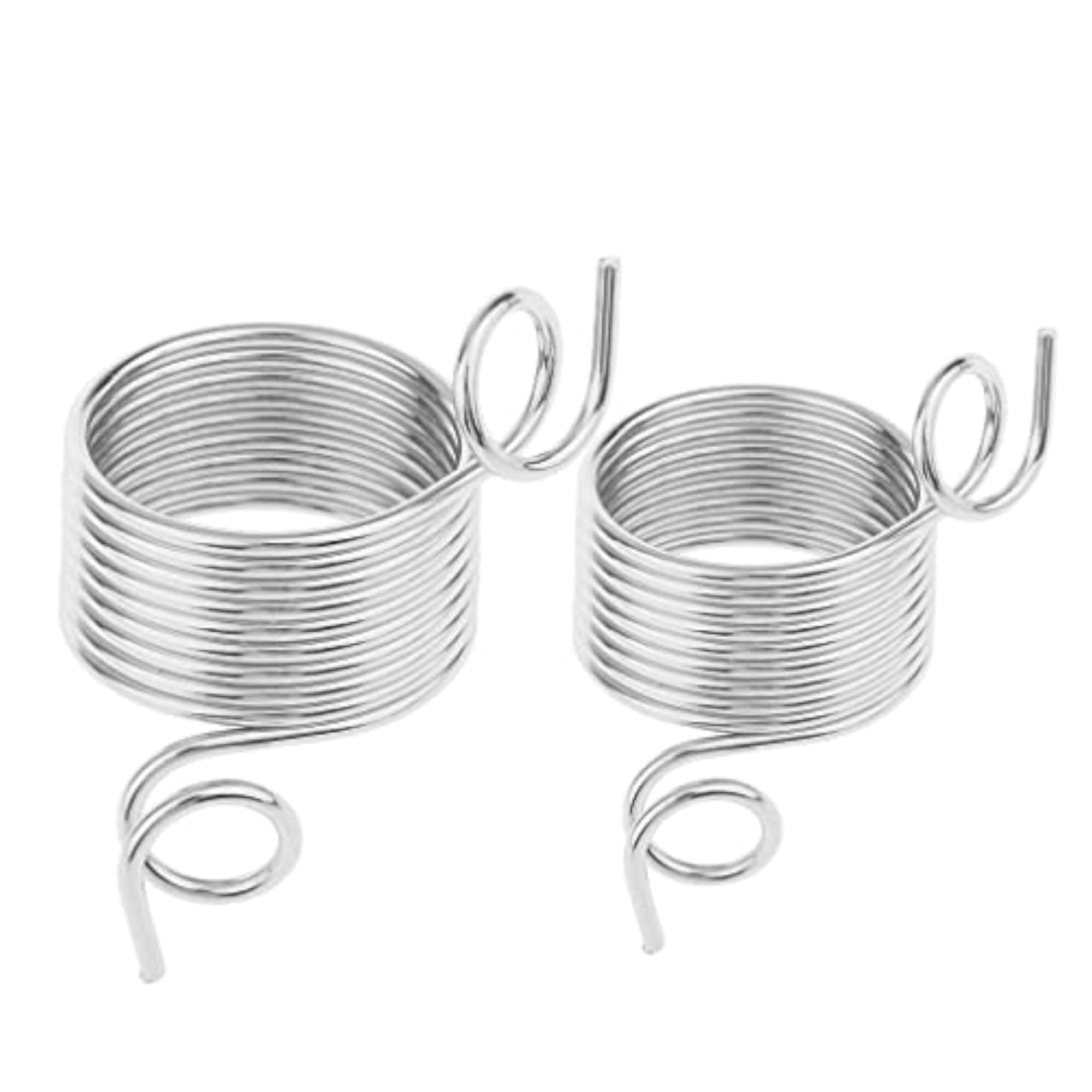 2 Pieces Metal Yarn Guide Finger Knitting Thimble Tools