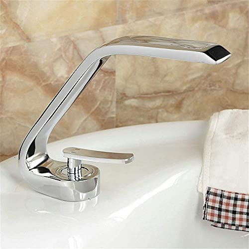 Robinet de cuisine moderne et mitigeur de salle de bains en laiton chromé